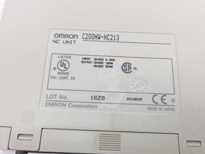 OMRON C200HW-NC213 Control Unit