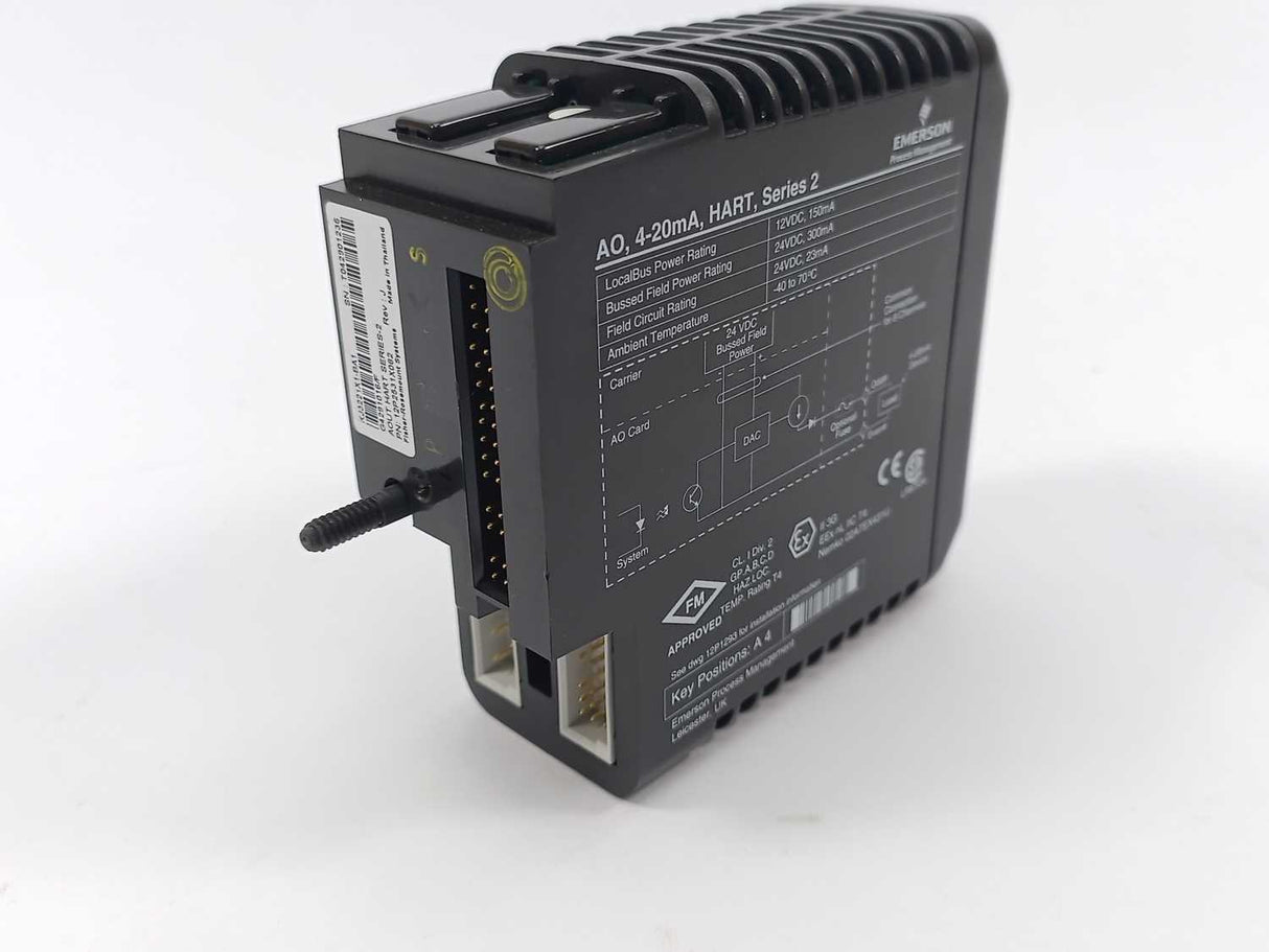 Fisher-Rosemount Systems 12P2531X082 KJ3221X1-BA1 AO, 4-20mA