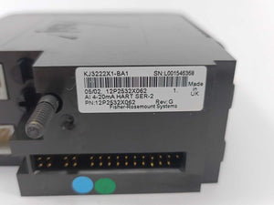 Fisher-Rosemount Systems 12P2532X062 KJ3222X1-BA1 AI, 4-20mA