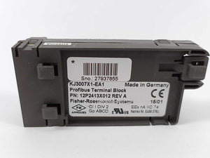 Fisher-Rosemount Systems 12P2413X012 KJ3007X1-EA1 Profibus Terminal Block