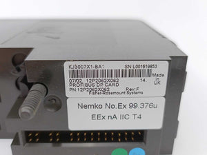 Fisher-Rosemount Systems 12P2062X062 KJ3007X1-BA1 Profibus DP Card