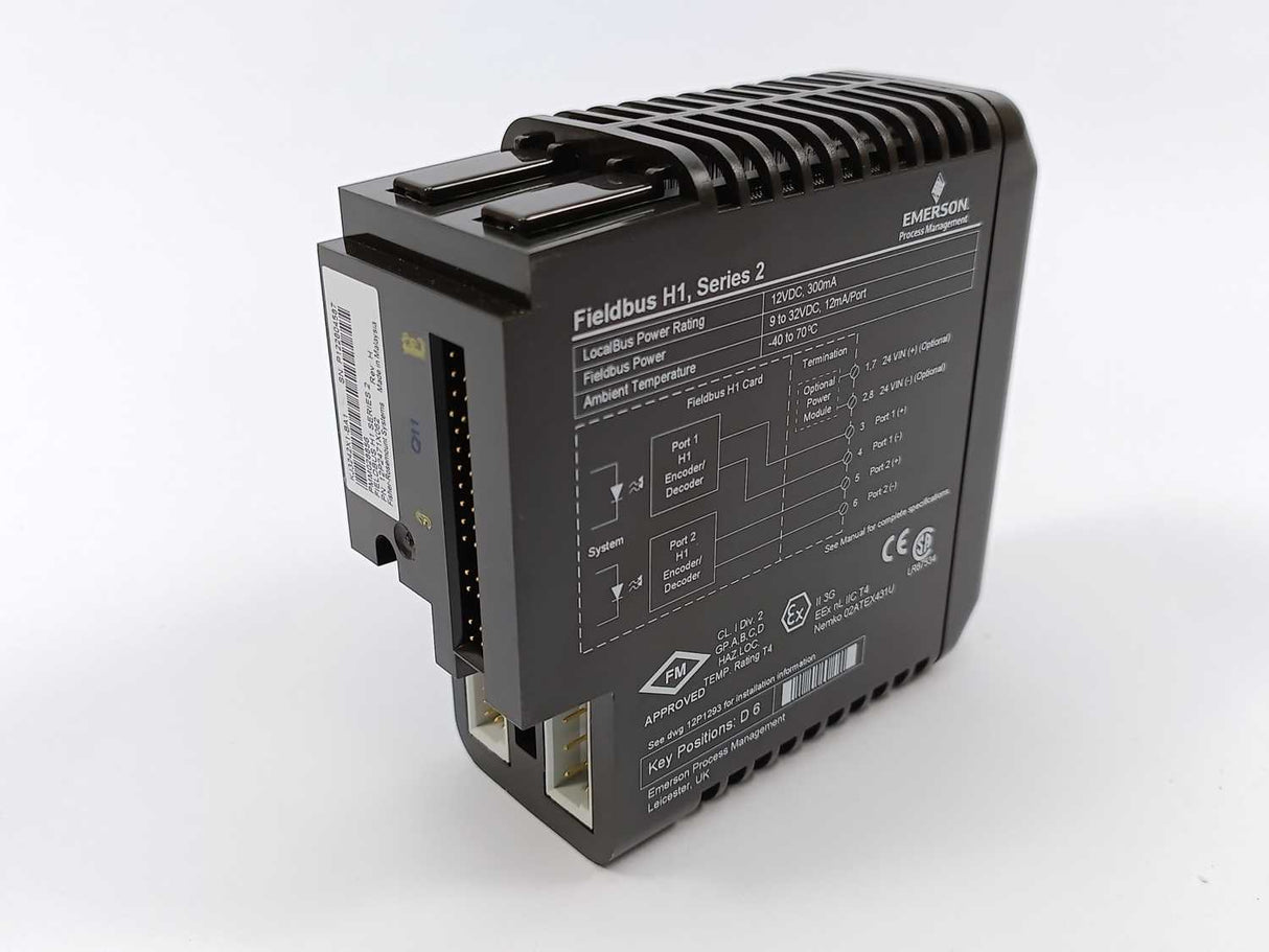 Fisher-Rosemount Systems 12P2471X062 KJ3242X1-BA1 Fieldbus H1 Series 2