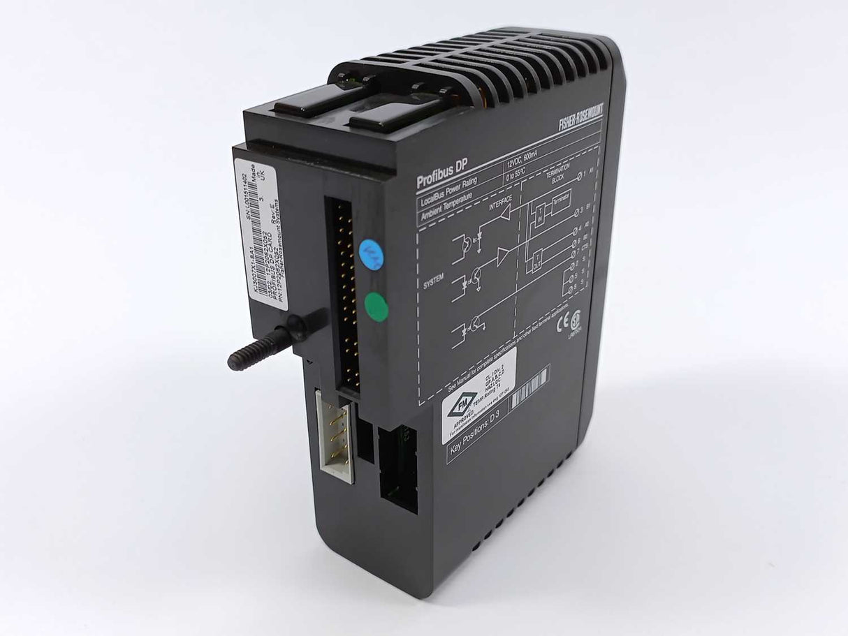 Fisher-Rosemount Systems 12P2062X052 KJ3007X1-BA1 Profibus DP
