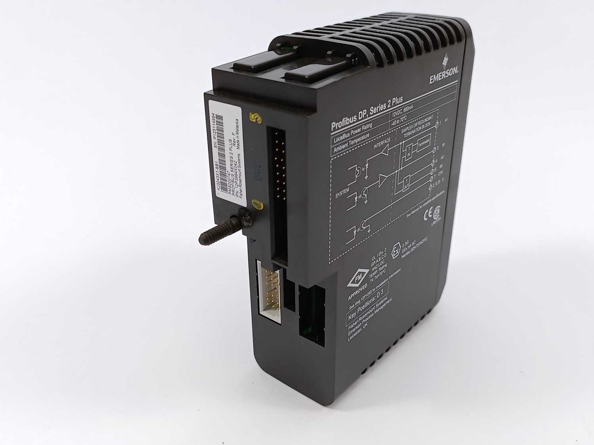 Fisher-Rosemount Systems 12P3994X042 KJ324X1-BB1 Profibus DP, Series 2 Plus