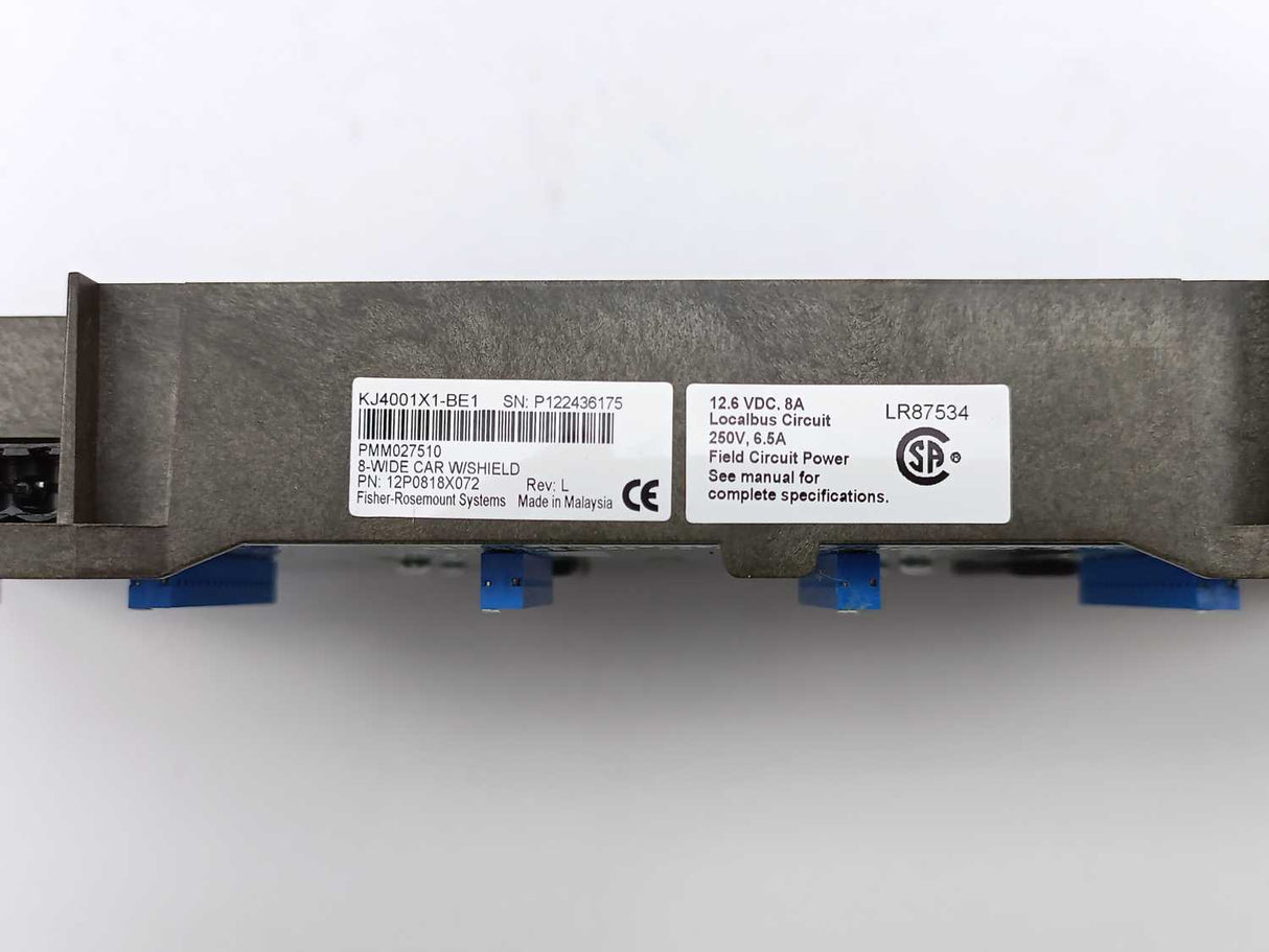 Fisher-Rosemount Systems 12P0818X072 KJ4001X1-BE1 8-Wide Carrier with Shield