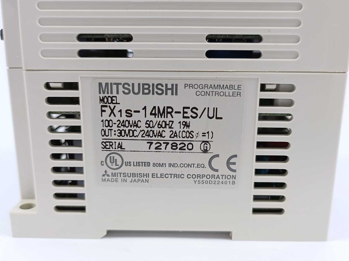 Mitsubishi FX1S-14MR-ES/UL Programmable Controller