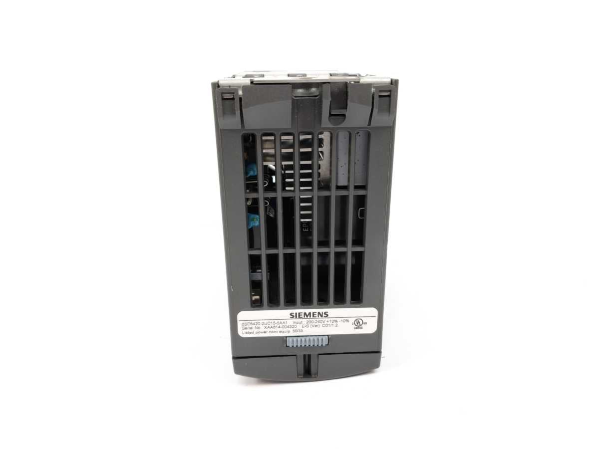 Siemens 6SE6420-2UC15-5AA1 Micromaster 420