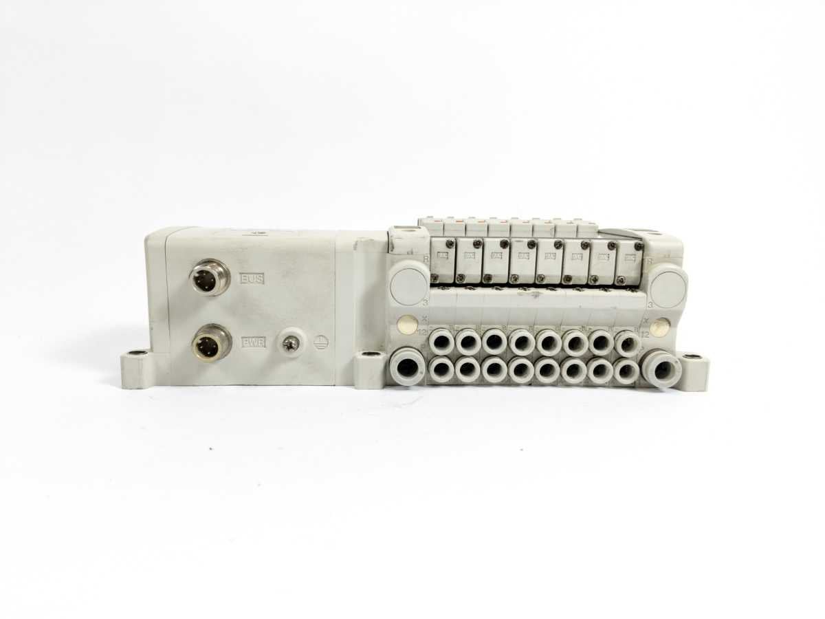 SMC EX250-SAS3 SI Unit w/ 8x VQC1101N-5