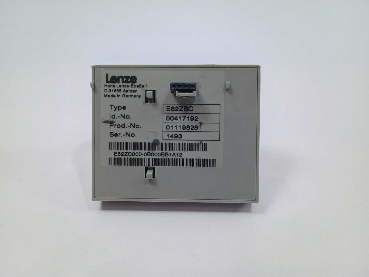 LENZE E82ZBC 00417192 Operator Keypad Module