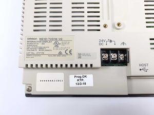 OMRON NS10-TV01B-V2 Interactive Display