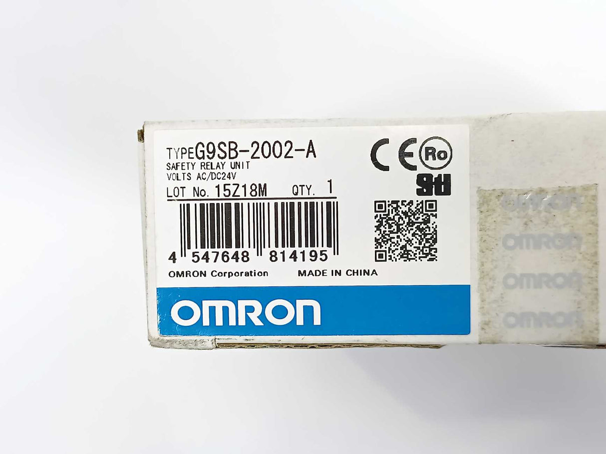 OMRON G9SB-2002-A Safety Relay Unit, Volts AC/DC24V