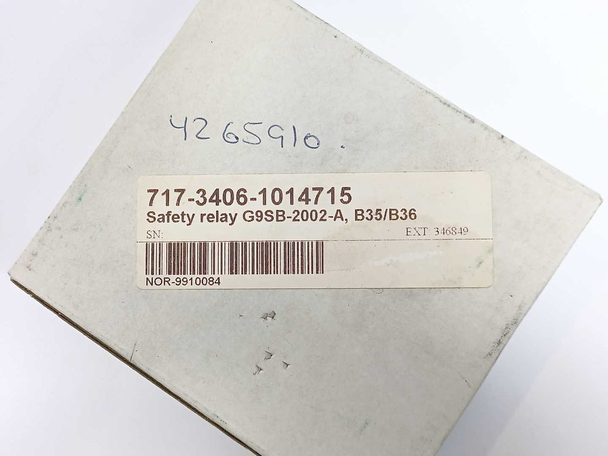 OMRON G9SB-2002-A Safety Relay Unit, Volts AC/DC24V