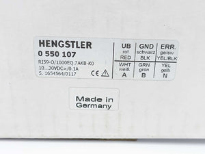 HENGSTLER 0 550 107 Incremental Encoder 10...30VDC=/0.1A
