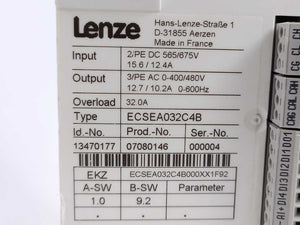 LENZE ECSEA032C4B 13470118 Servo Drive Axis Module