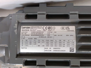 LENZE M55BP080M045EF05C 0,75kW Motor w/ G50BB124MHBR2C00 i=37,967 Gearbox