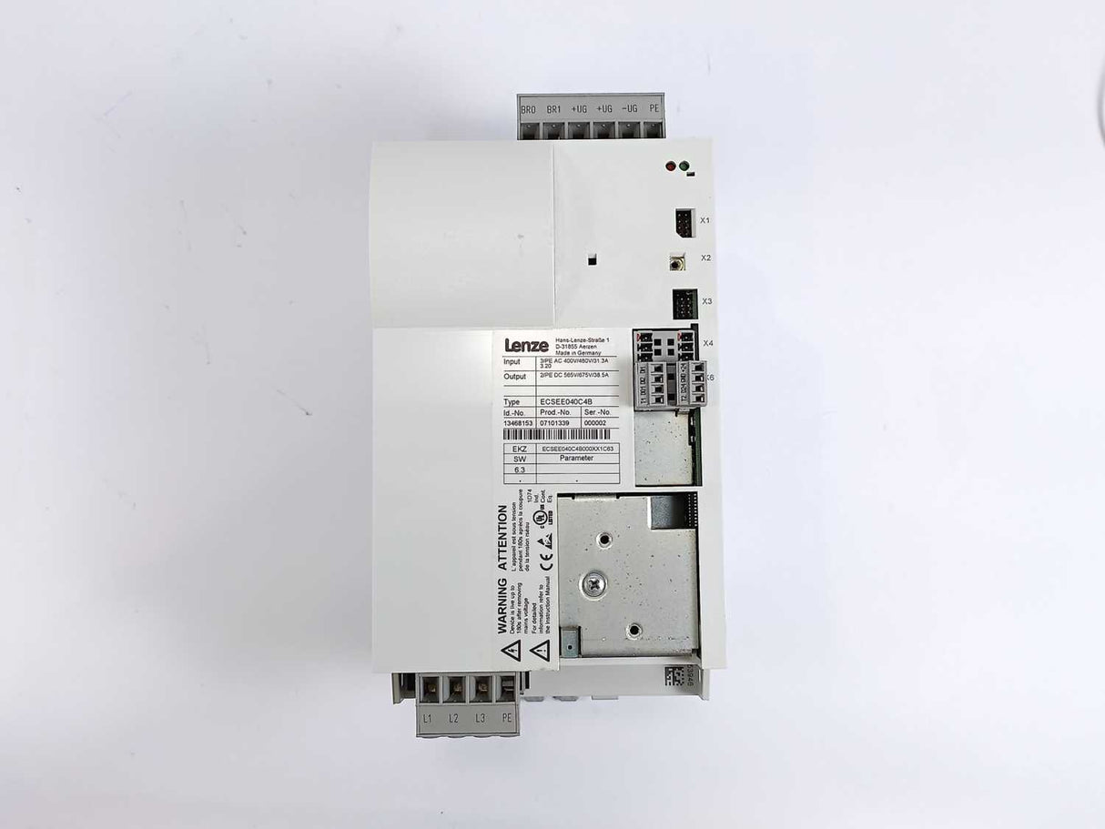 LENZE ECSEE040C4B 13468153 Power Supply Servo Drive 675V/38.5A