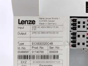 LENZE ECSEE020C4B 00489587 Servo Drive Inverter