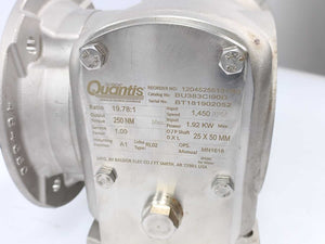 BALDOR BU383CI90D Dodge Quantis RHB Gear Reducer. i=19.78:1