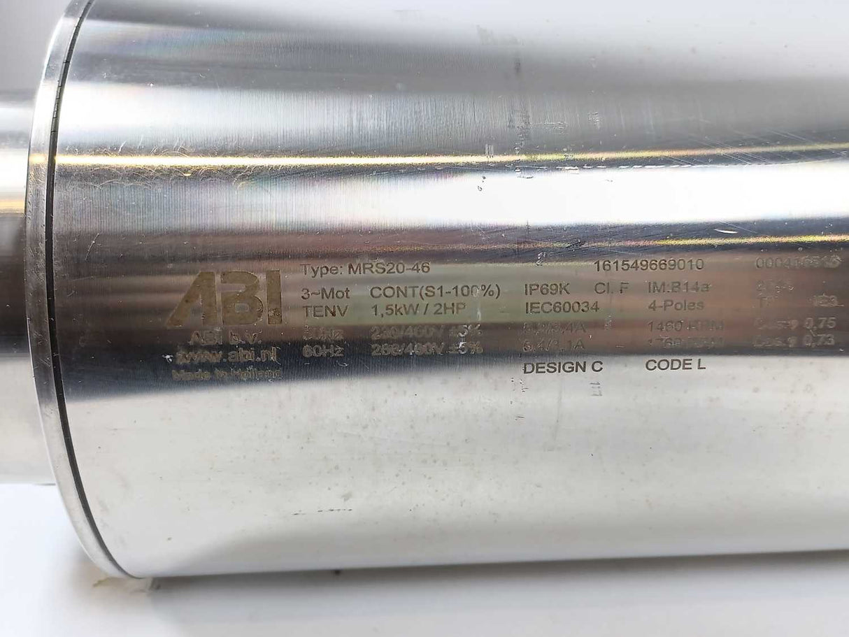 ABI MRS20-46 Stainless Steel 3-Phase Motor 1.5kW/2HP