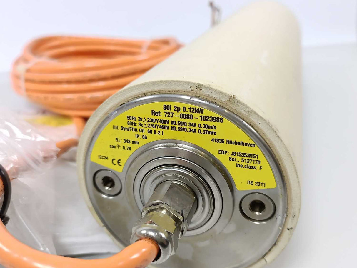 Interroll 80i Drum Motor 2p, 0.12kW, RL=343mm