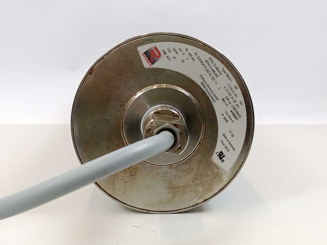 Rulmeca 138LS Drum Motor 3 Phase - 1 kW - 1 m/s - RL 400 mm