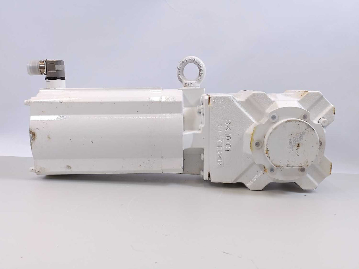 Bauer BK10-74V/DA09XB4-TF/UL-SP 3-Phase Bevel Gear Motor. 1.5kW, i=22.65