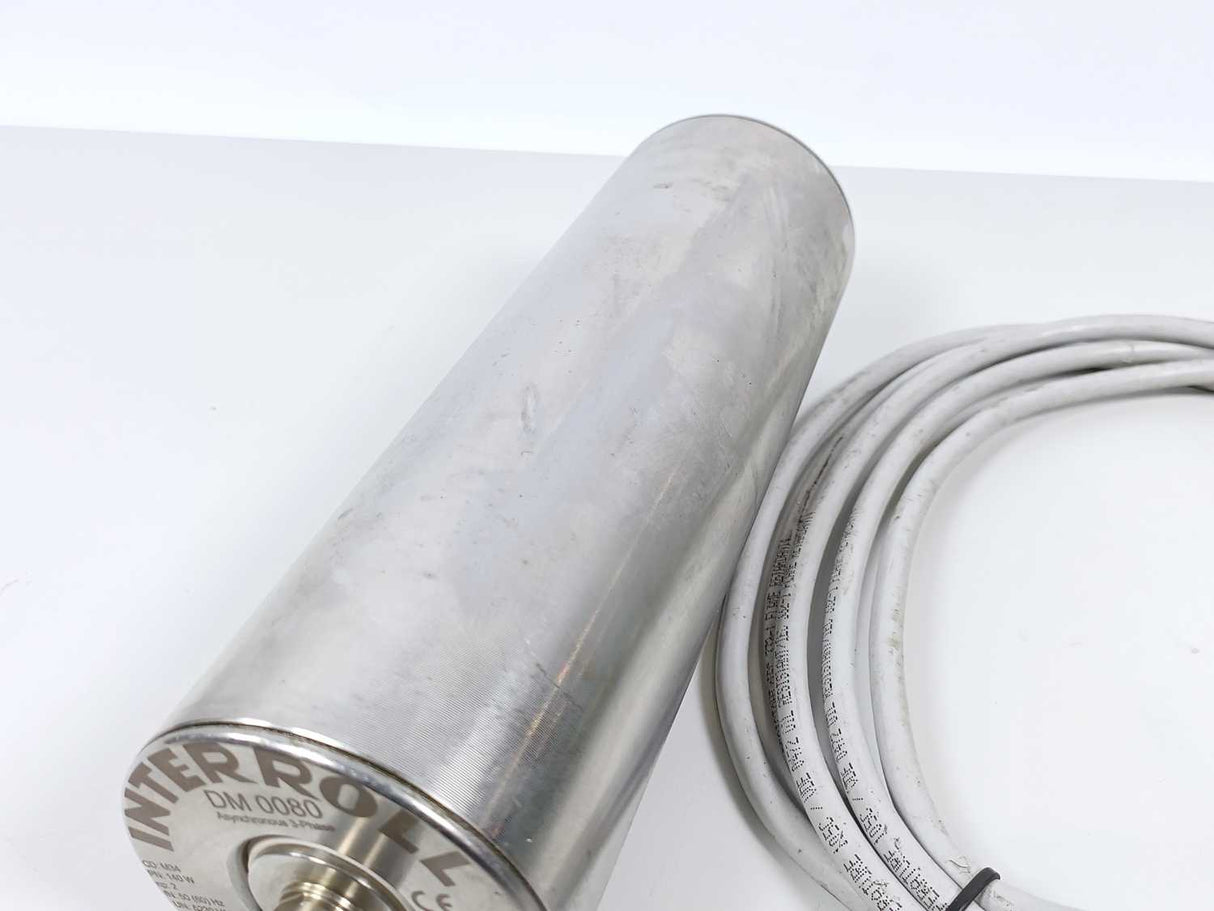 Interroll DM 0080 Asynchronous Drum Motor - 140W, Ø 81,5mm, FW 250,0mm