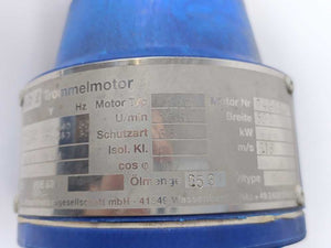 BDL 110 Drum Motor. 0.15kW, 1360rpm, Length: 500mm, 0.18m/s