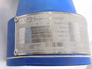 BDL 110 Drum Motor. 0.15kW, 1360rpm, Length: 500mm, 0.18m/s