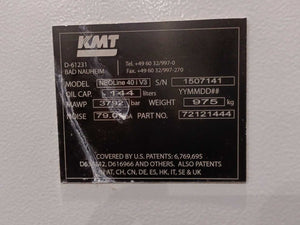 KMT Waterjet NEOLine 40 i V3 NEOLine 40i OEM High-Pressure Pump Year 2015