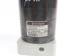 BONFIGLIOLI TR 060 2 20 LOW 60A1 CD 11 S5 VA SB KE KLUBERSYNT GE 46-1200