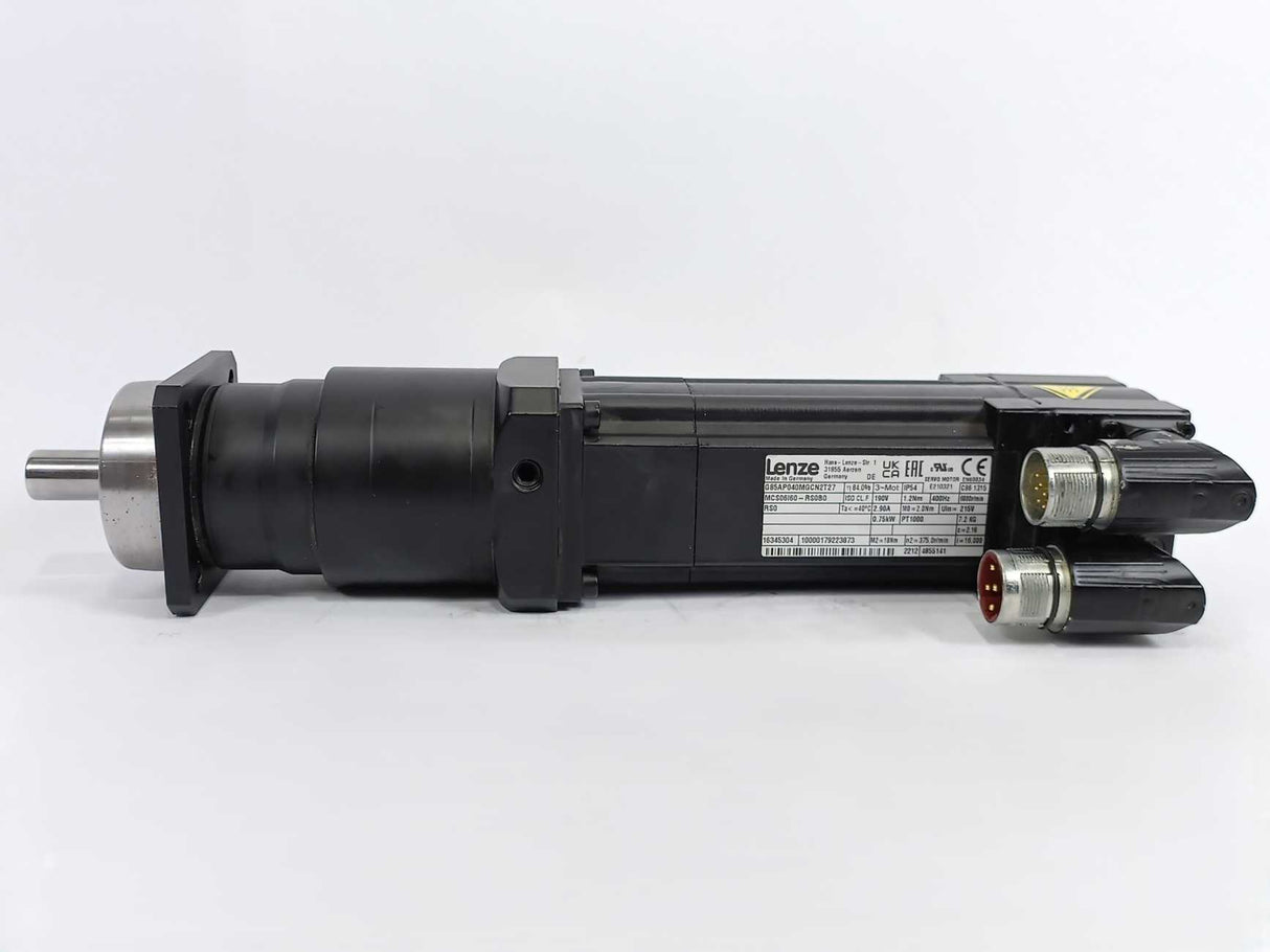 LENZE MCS06I60-RS0B0 Servo Motor w/ G85AP040MGCN2T27 Gear Box