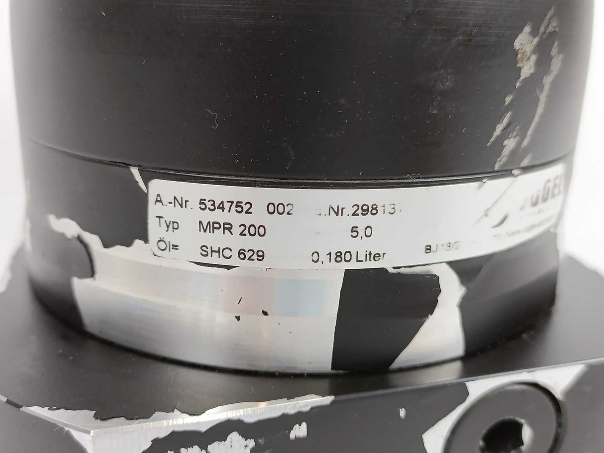 Vogel 534752-002 MPR 200 Gear Box