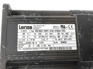 LENZE MCS 09D41-SRSP1-A14N-ST5S00N-R0SU 15348035 Servo Motor 320V 2.3A