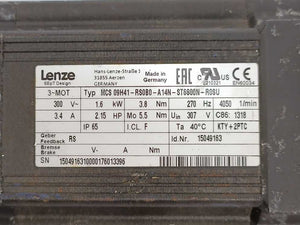 LENZE MCS09H41-RS0B0-A14N-ST6S00N-R0SU 15049163 Servo Motor