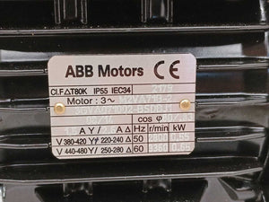 ABB 3GVA071002-BSDBJ1 M2VA71B-2 0,55kW AC Motor