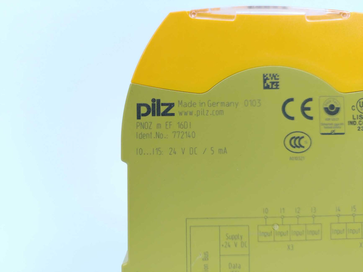 Pilz 772140 PNOZ m EF 16DI Module supply 16 Digital Inputs