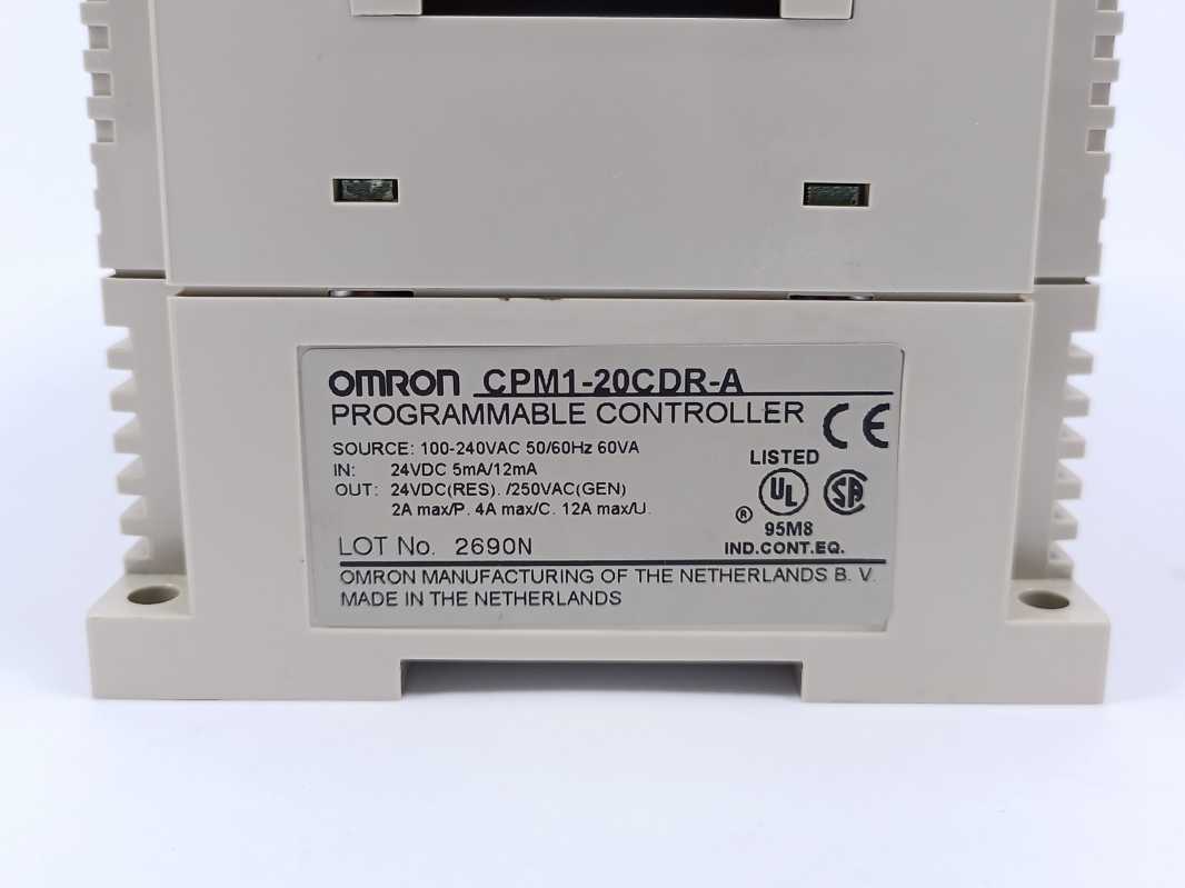 OMRON CPM1-20CDR-A Programmable Controller