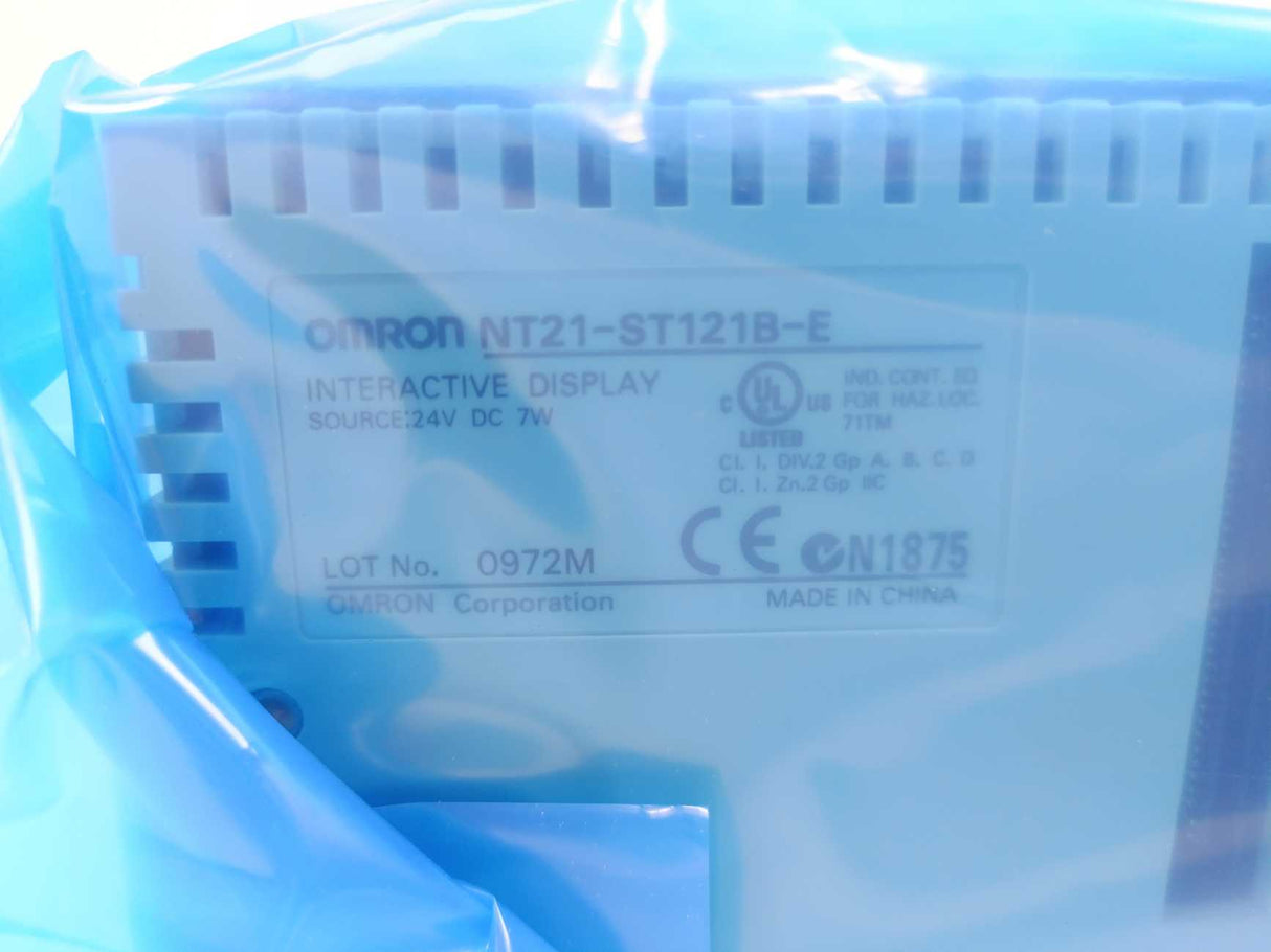 OMRON NT21-ST121B-E Interactive Display 24V DC 7W