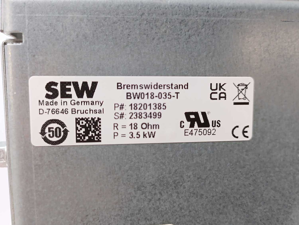 SEW BW018-035-T 18201385, 3,5kW