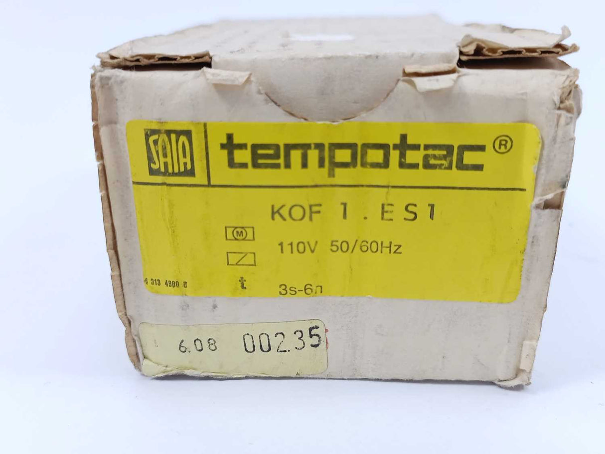 SODECO-SAIA KOF1.ES1 110V 50/60Hz 3s-6h Time Delay Relay