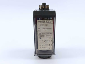 SODECO-SAIA KOF1.ES1 110V 50/60Hz 0s-6h Time Delay Relay