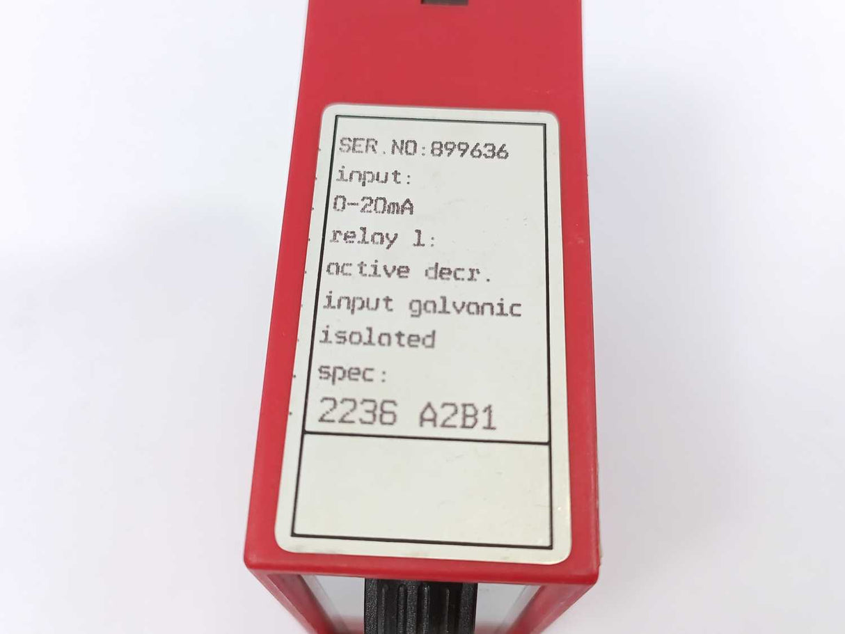 PR Electronics 2236 / SER. NO. 899636  A2B1 Limit Switch