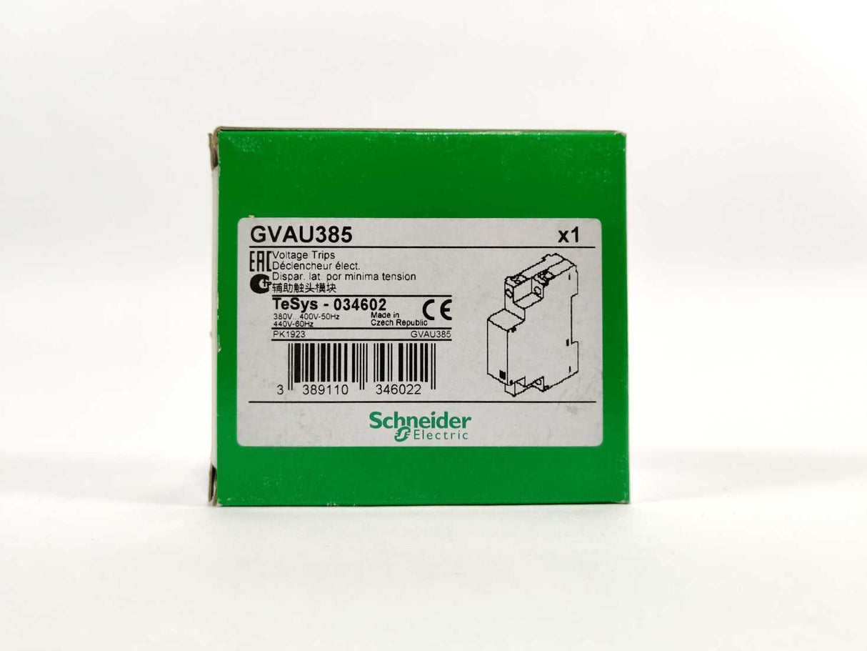 Schneider Electric GVAU385 Voltage Trips