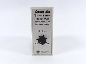 Electromatic SB 165 220 / SN165220 Interval Timer 5.0 - 10 hrs, Supply 220 V AC
