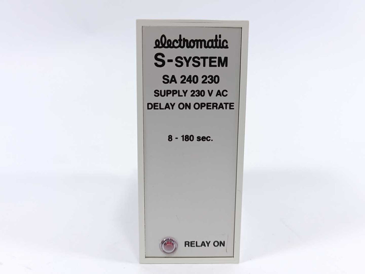 Electromatic SA240230 / SA 240 230 230VAC S-System 8-180 sec.