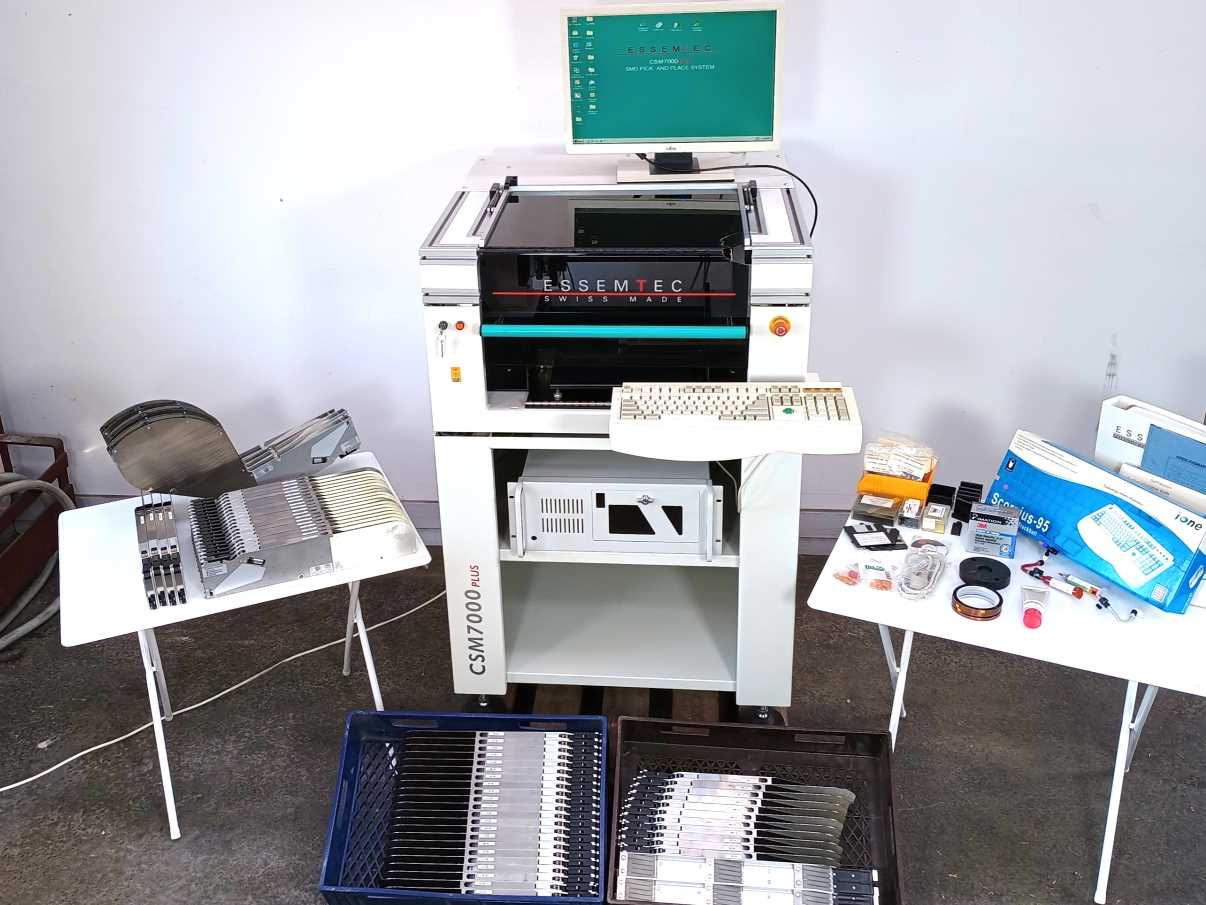 Essemtec CSM7000+ CSM7000 PLUS Pick and Place Machine w/ Accessories