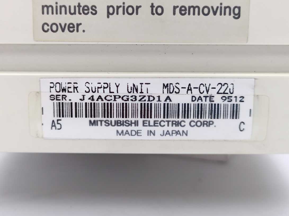 Mitsubishi MDS-A-CV-220 Power Supply Unit 200-230V ~50-60Hz