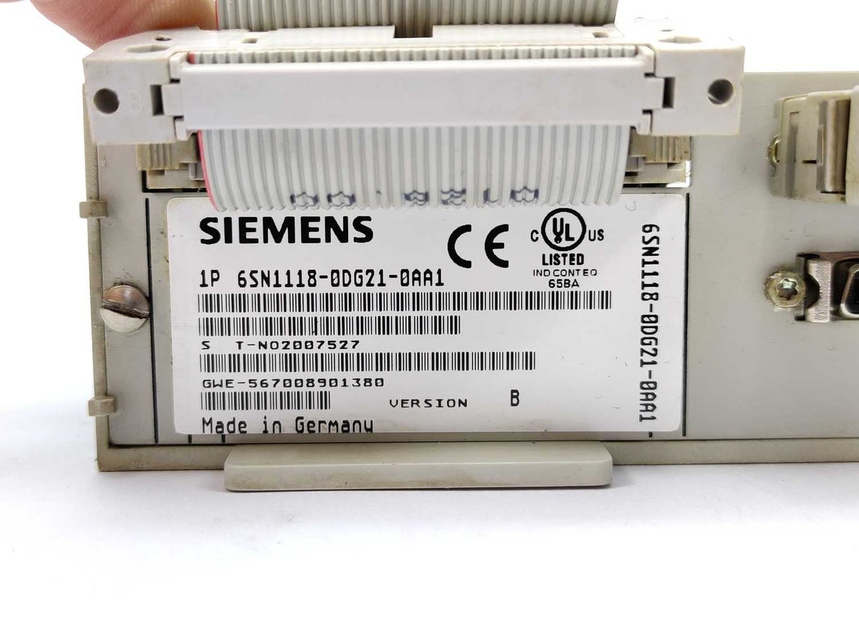 Siemens 6SN1118-0DG21-0AA1 Simodrive Control Plug-in Unit