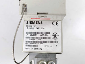 Siemens 6SN1123-1AA00-0BA1 SIMODRIVE 611 power module, 1-axis, 25 A